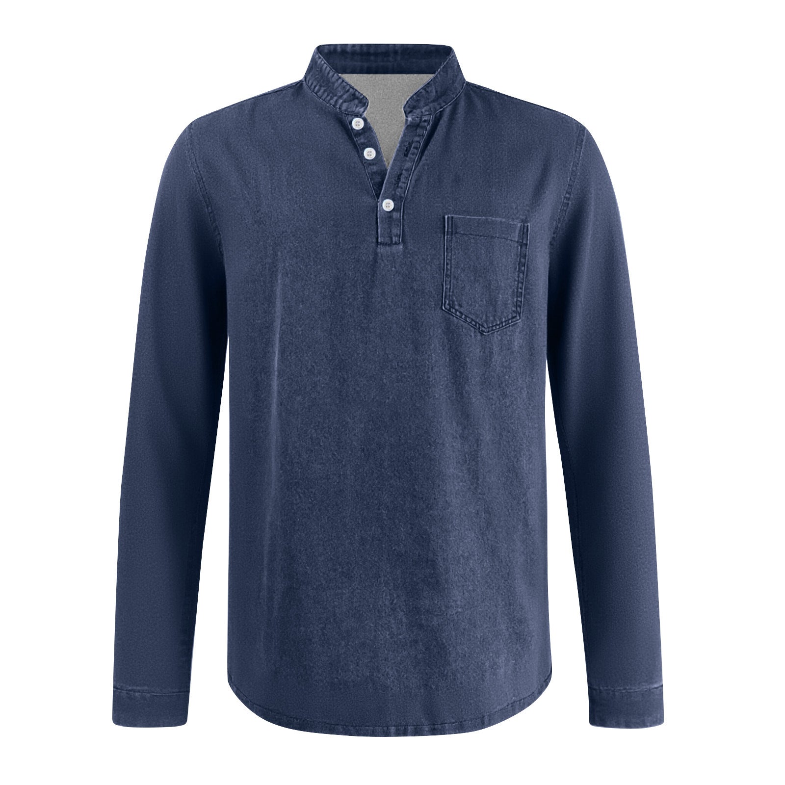LAURENT MONACO | T-SHIRT TRADITIONNEL À MANCHES LONGUES POUR HOMMES