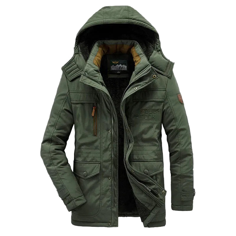LAURENT MONACO | VESTE MATELASSÉE À CAPUCHE POUR HOMMES