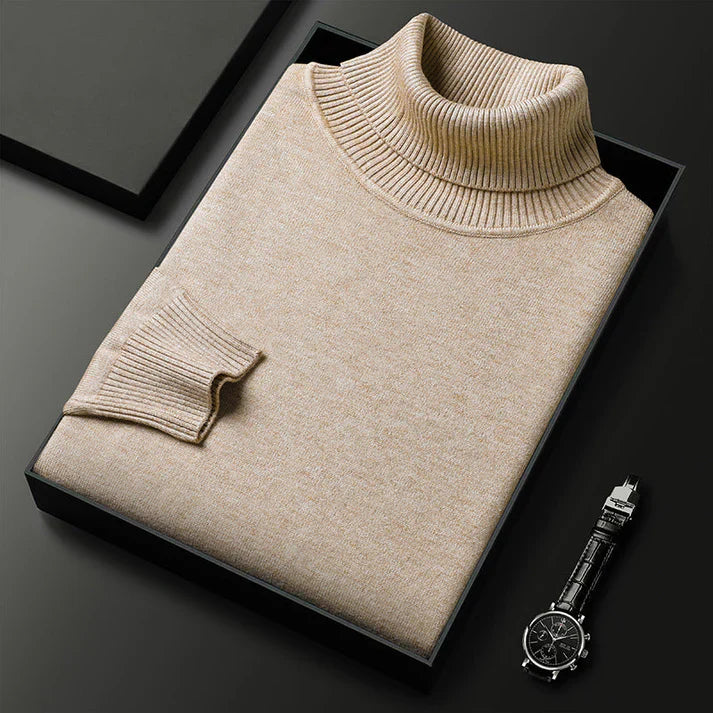 LAURENT MONACO | PULL COL ROULÉ À MANCHES LONGUES POUR HOMME