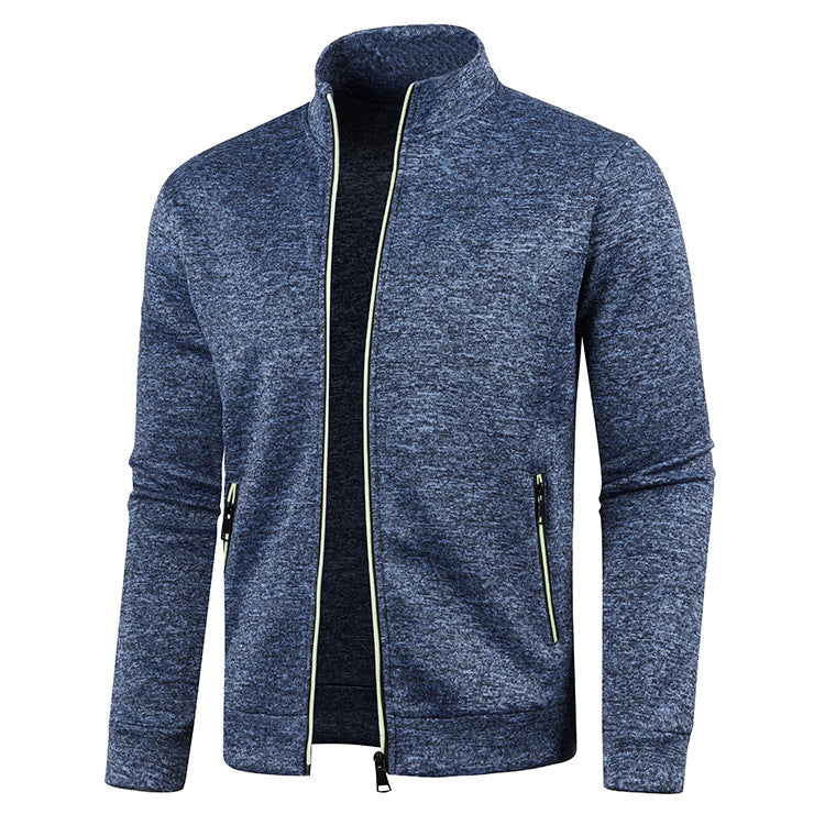 LAURENT MONACO | VESTE EN MAILLE À FERMETURE ÉCLAIR POUR HOMMES