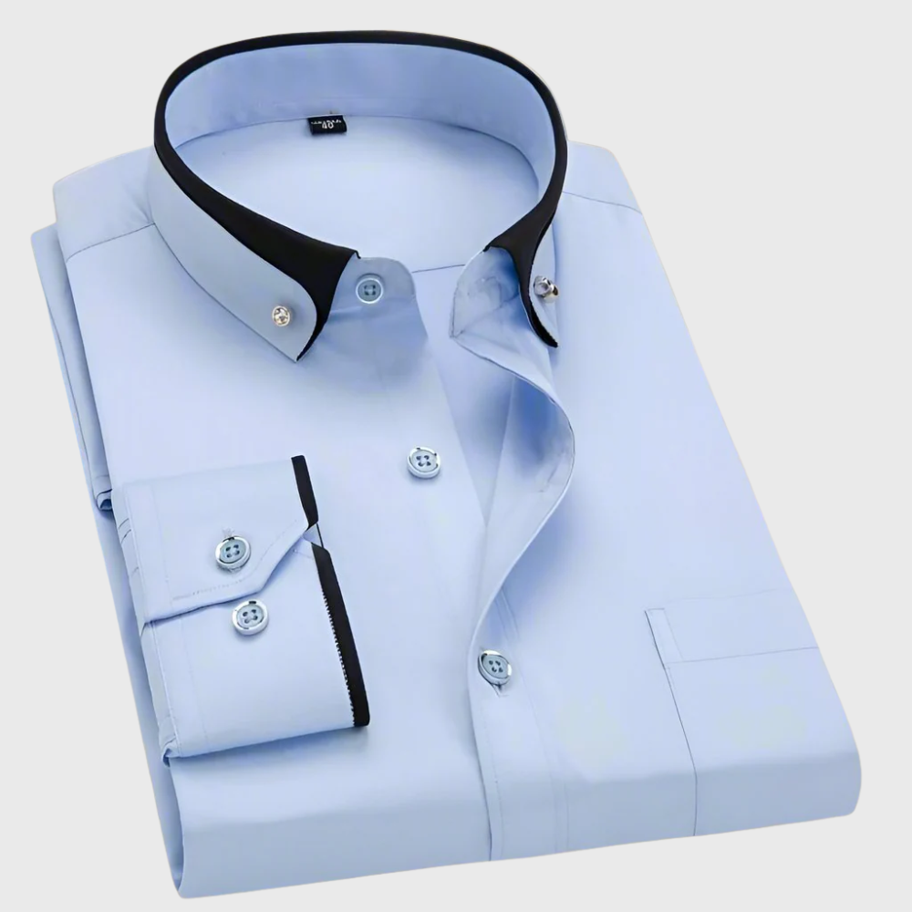 LAURENT MONACO | CHEMISE CLASSIQUE À MANCHES LONGUES POUR HOMME