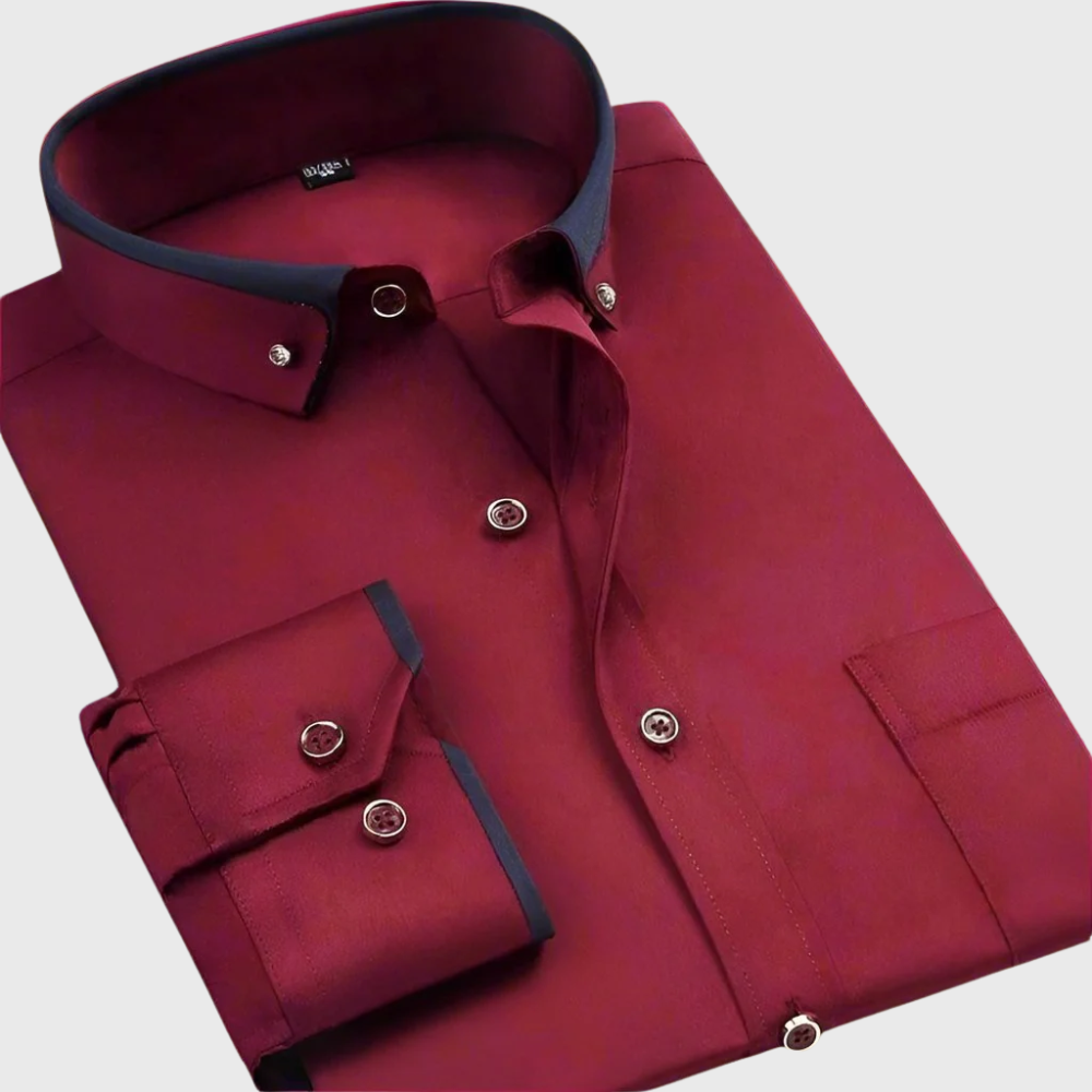 LAURENT MONACO | CHEMISE CLASSIQUE À MANCHES LONGUES POUR HOMME