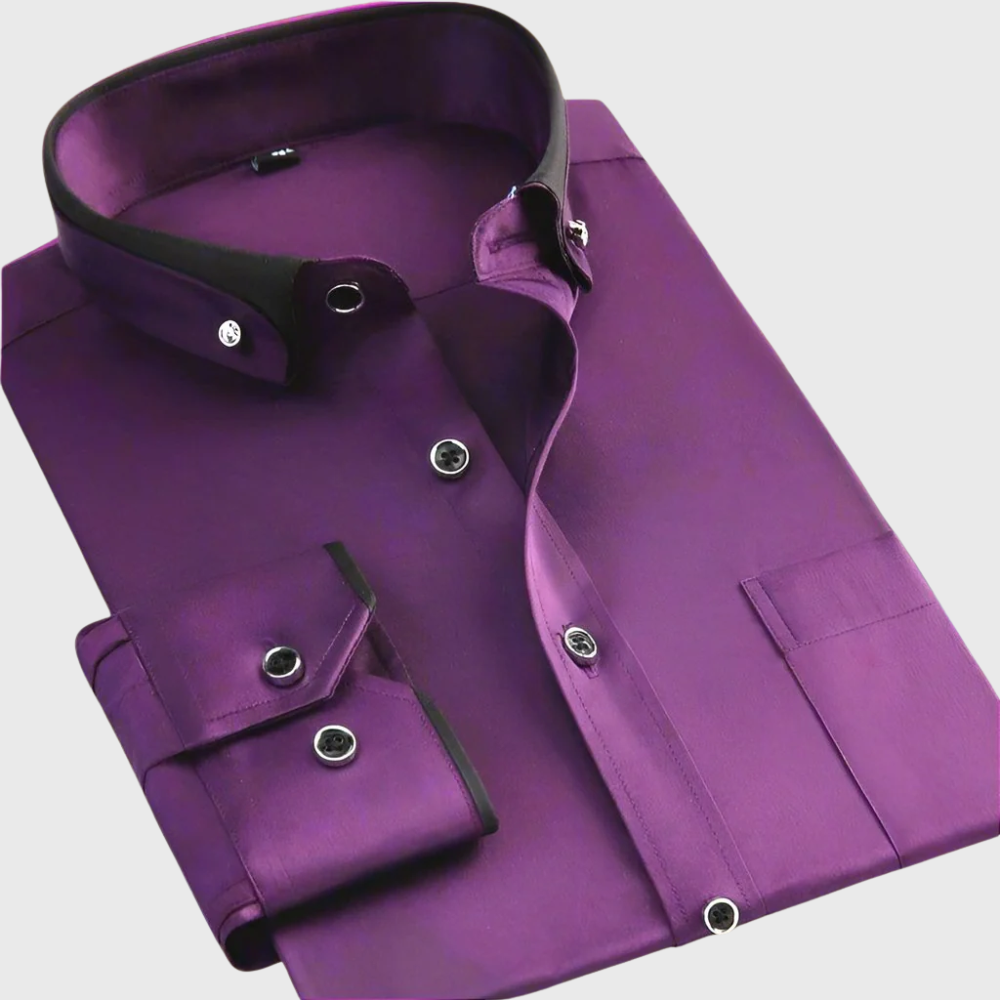 LAURENT MONACO | CHEMISE CLASSIQUE À MANCHES LONGUES POUR HOMME