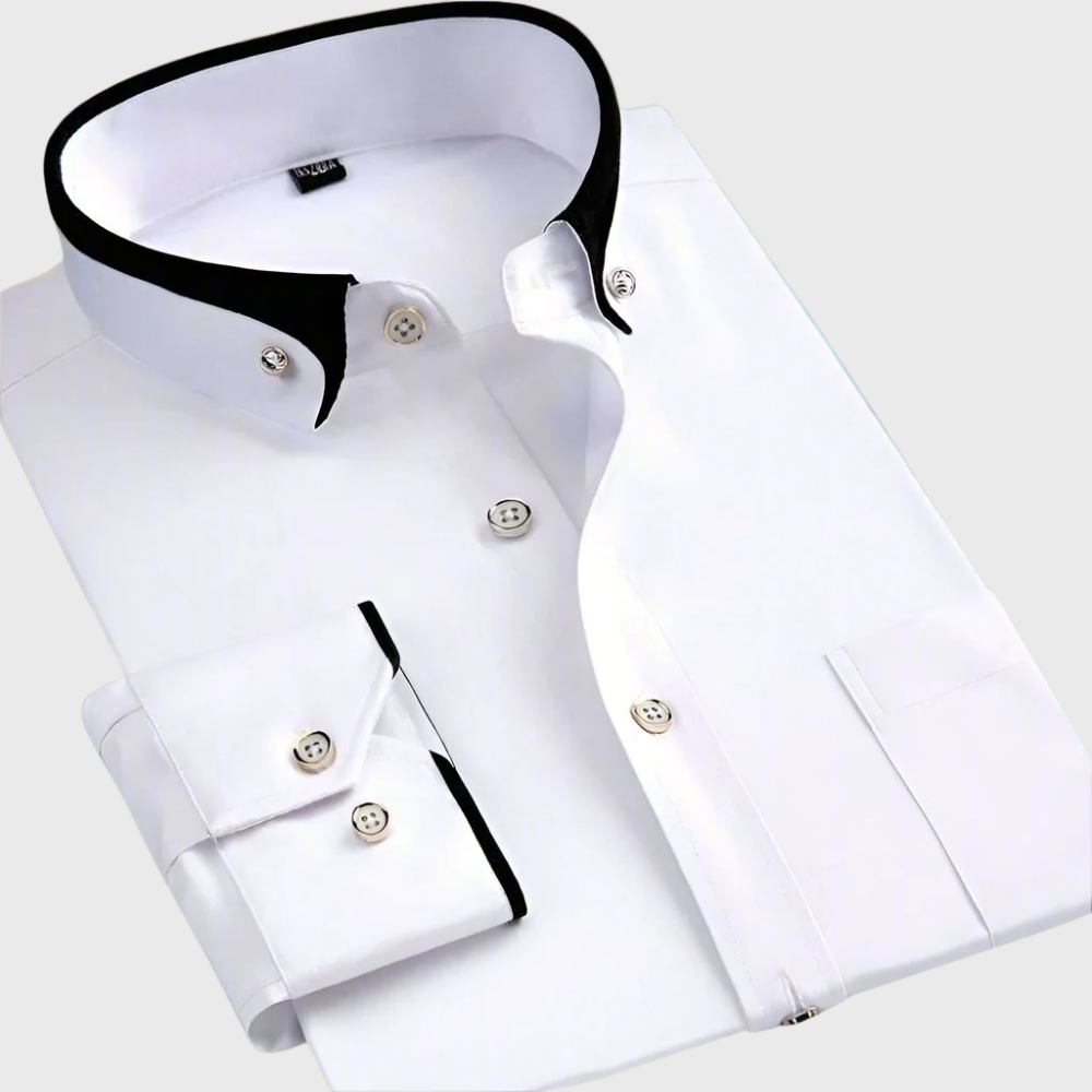 LAURENT MONACO | CHEMISE CLASSIQUE À MANCHES LONGUES POUR HOMME