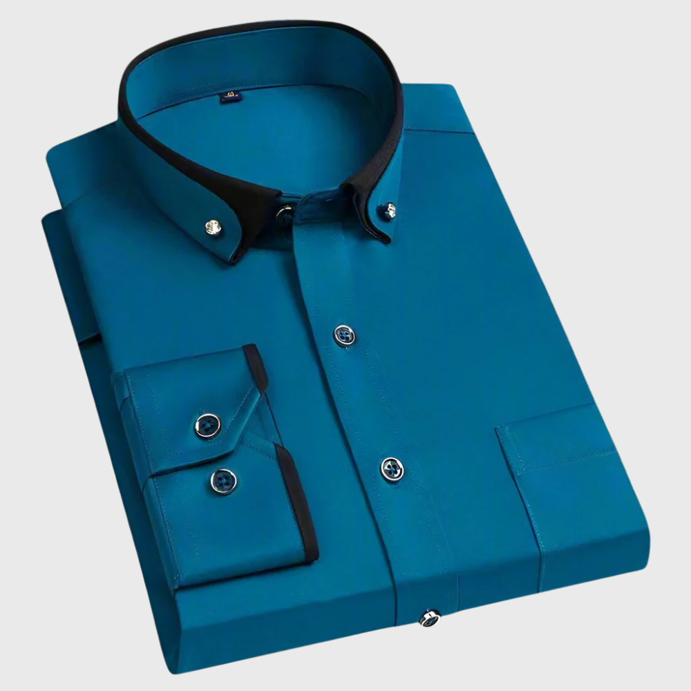 LAURENT MONACO | CHEMISE CLASSIQUE À MANCHES LONGUES POUR HOMME