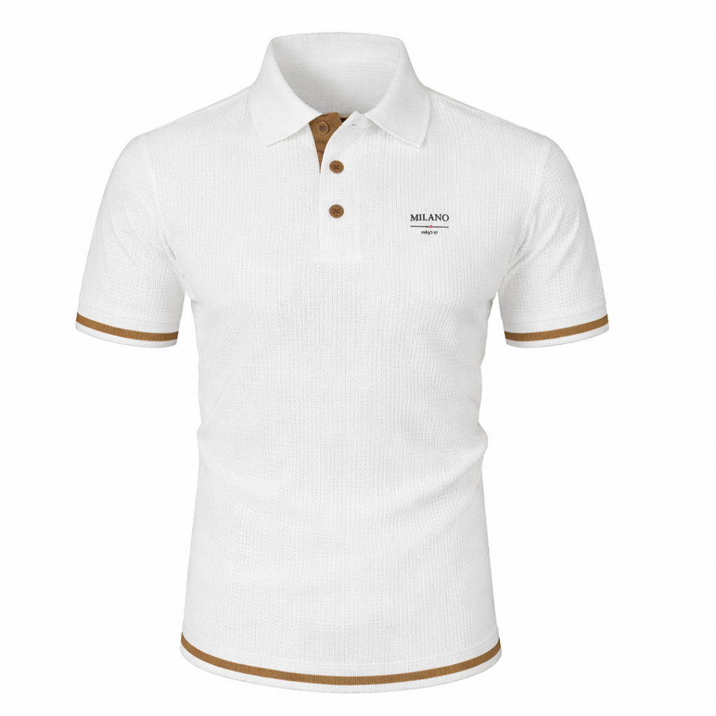 LAURENT MONACO | POLO JACQUARD POUR HOMMES