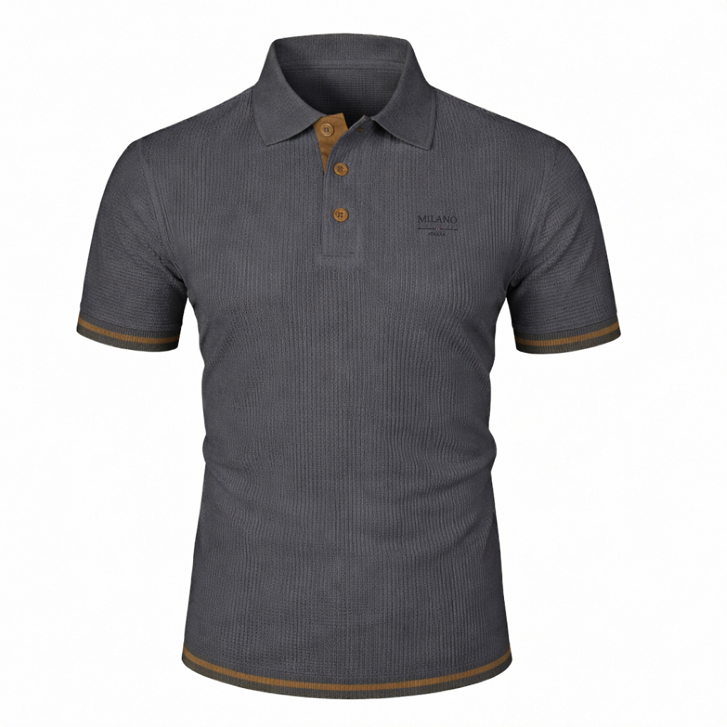 LAURENT MONACO | POLO JACQUARD POUR HOMMES