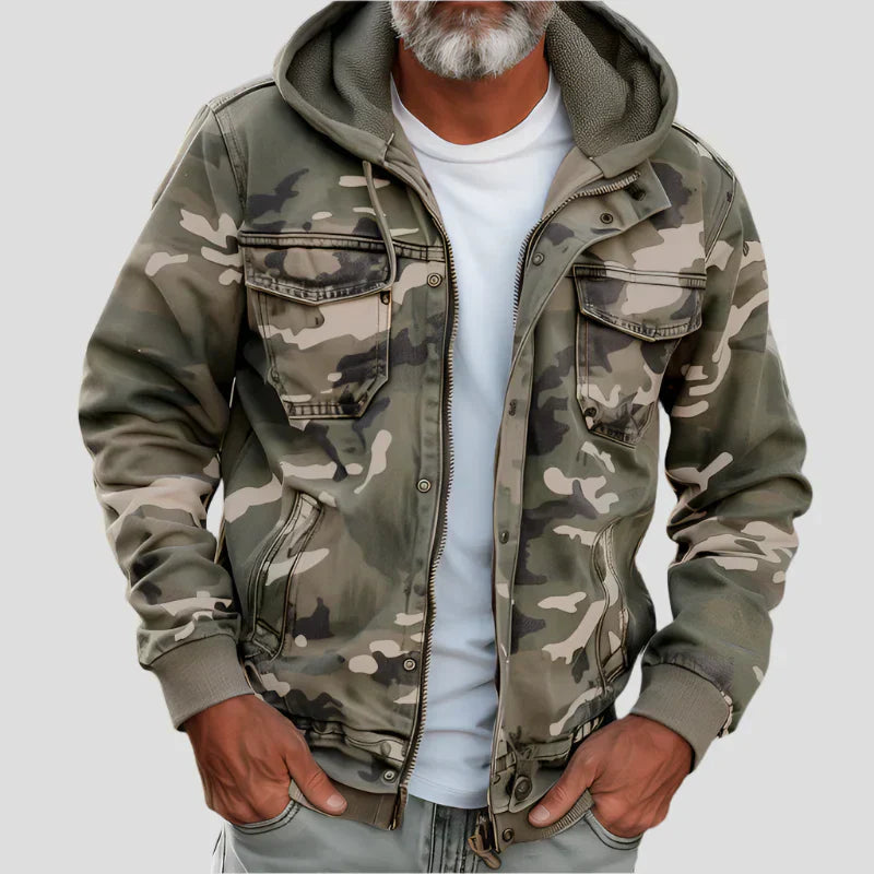 DUMONT LYON | VESTE À CAPUCHE STYLE MILITAIRE POUR HOMME