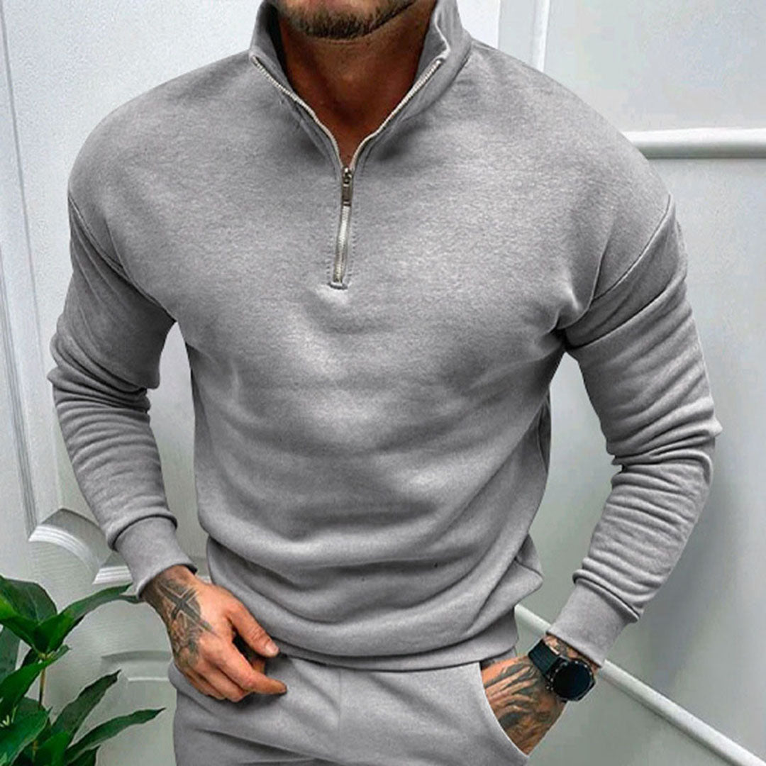 LAURENT MONACO | PULL LÉGER ZIPPÉ