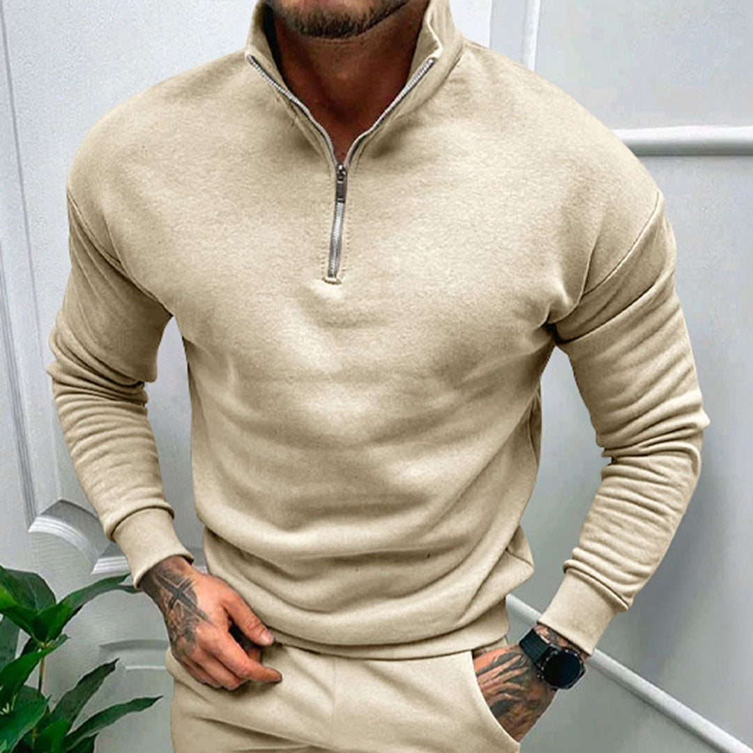 LAURENT MONACO | PULL LÉGER ZIPPÉ