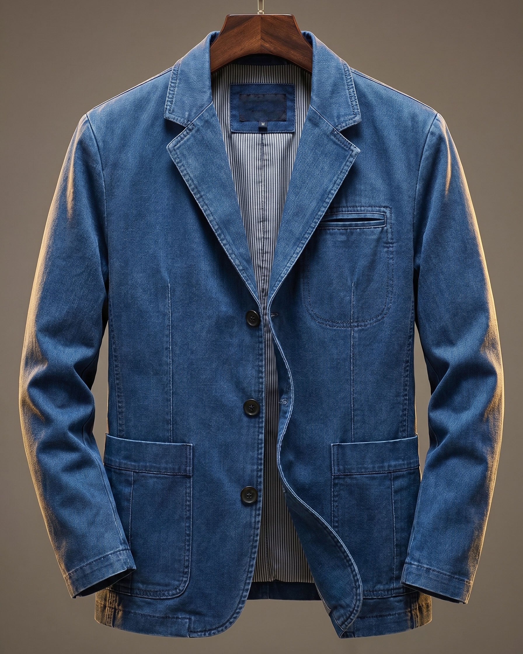 LAURENT MONACO | CHEMISE EN DENIM ÉPAIS POUR HOMMES