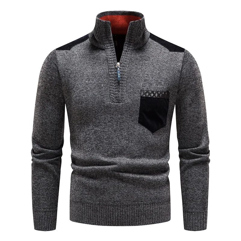 LAURENT MONACO | PULL HOMME EN POLAIRE AVEC ZIP