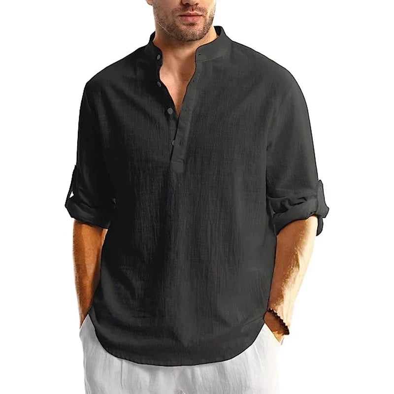LAURENT MONACO | CHEMISE D'ÉTÉ EN LIN POUR HOMME