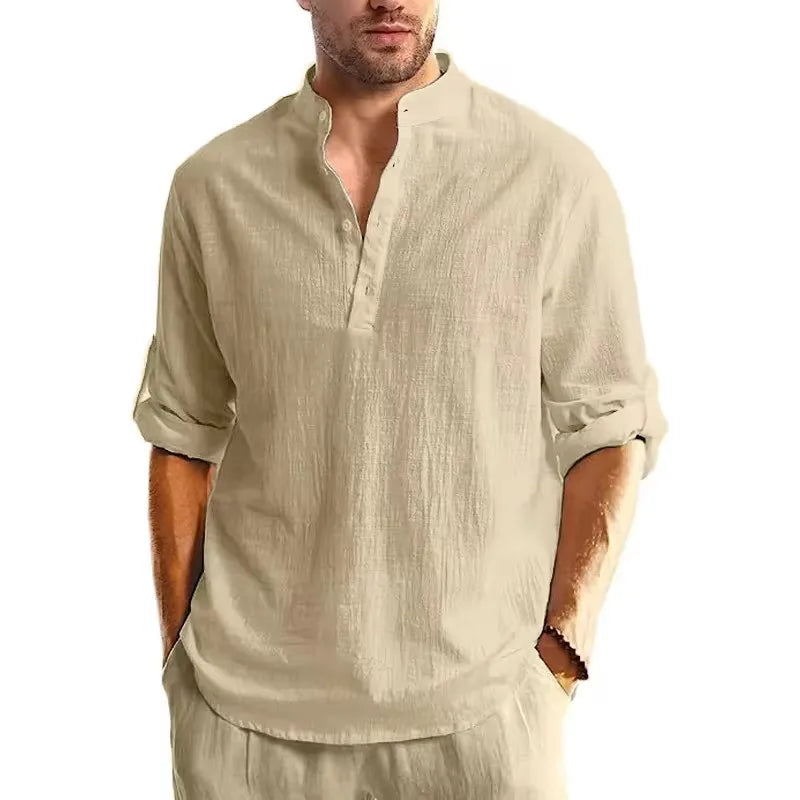 LAURENT MONACO | CHEMISE D'ÉTÉ EN LIN POUR HOMME