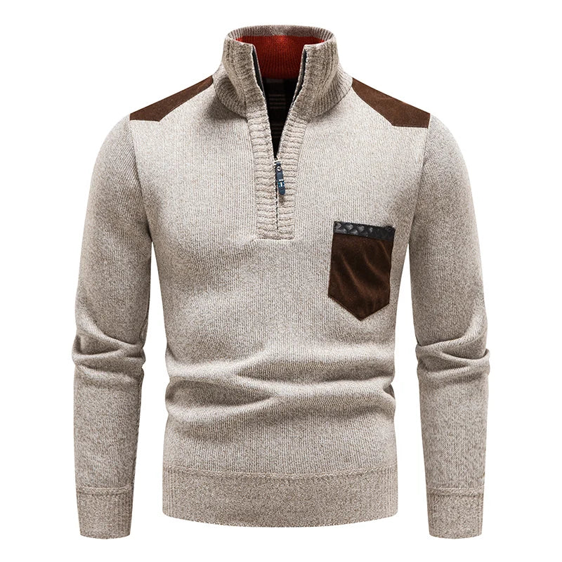 LAURENT MONACO | PULL HOMME EN POLAIRE AVEC ZIP