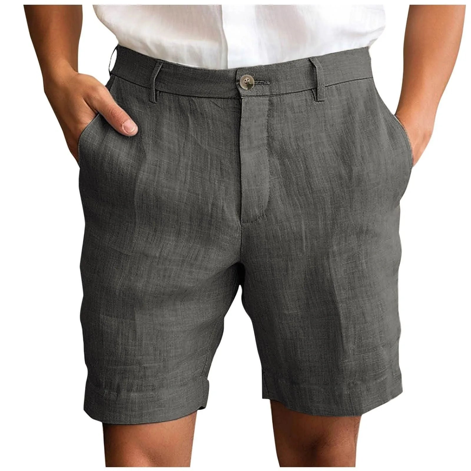 LAURENT MONACO | SHORT EN LIN POUR HOMMES