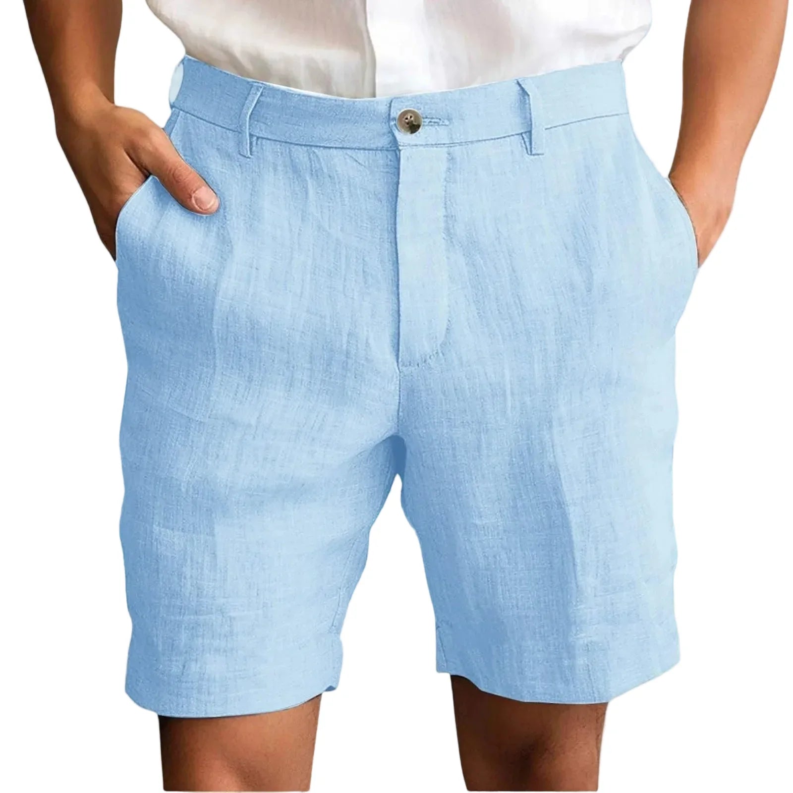 LAURENT MONACO | SHORT EN LIN POUR HOMMES