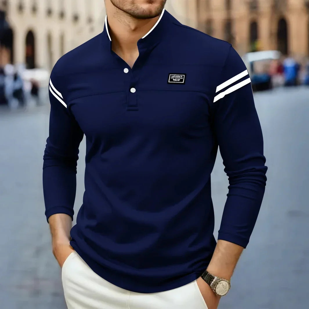 LAURENT MONACO | T-SHIRT À MANCHES LONGUES MODERNE POUR HOMME