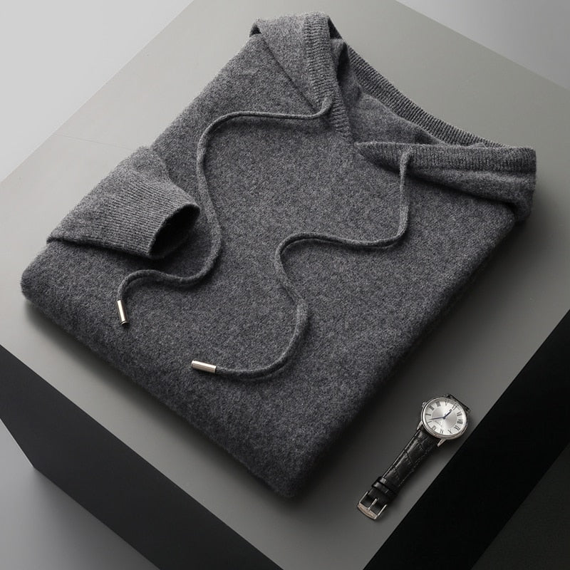 LAURENT MONACO | SWEAT À CAPUCHE MOELLEUX ET ÉLÉGANT POUR HOMME