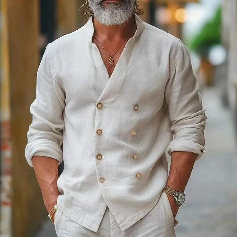 LAURENT MONACO | CHEMISE D'ÉTÉ EN COTON POUR HOMMES