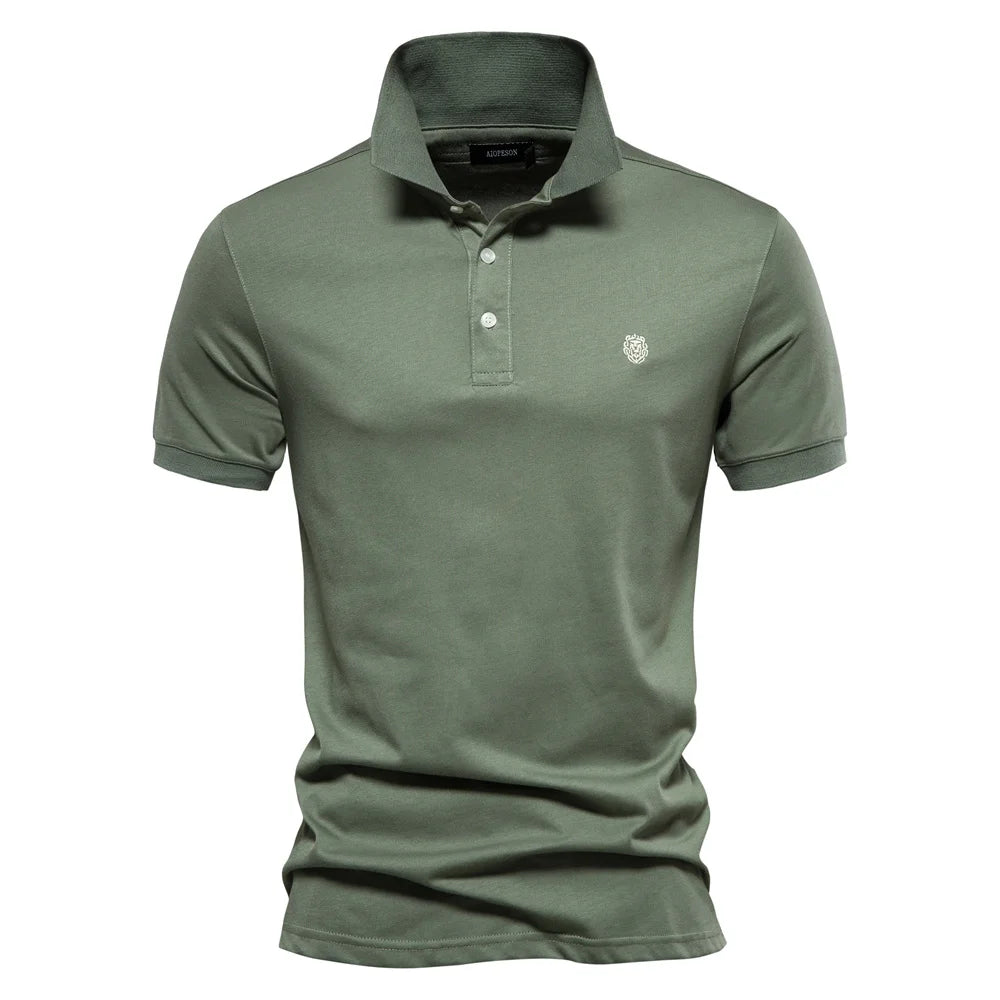 LAURENT MONACO | POLO FORMAL BRODÉ POUR HOMME