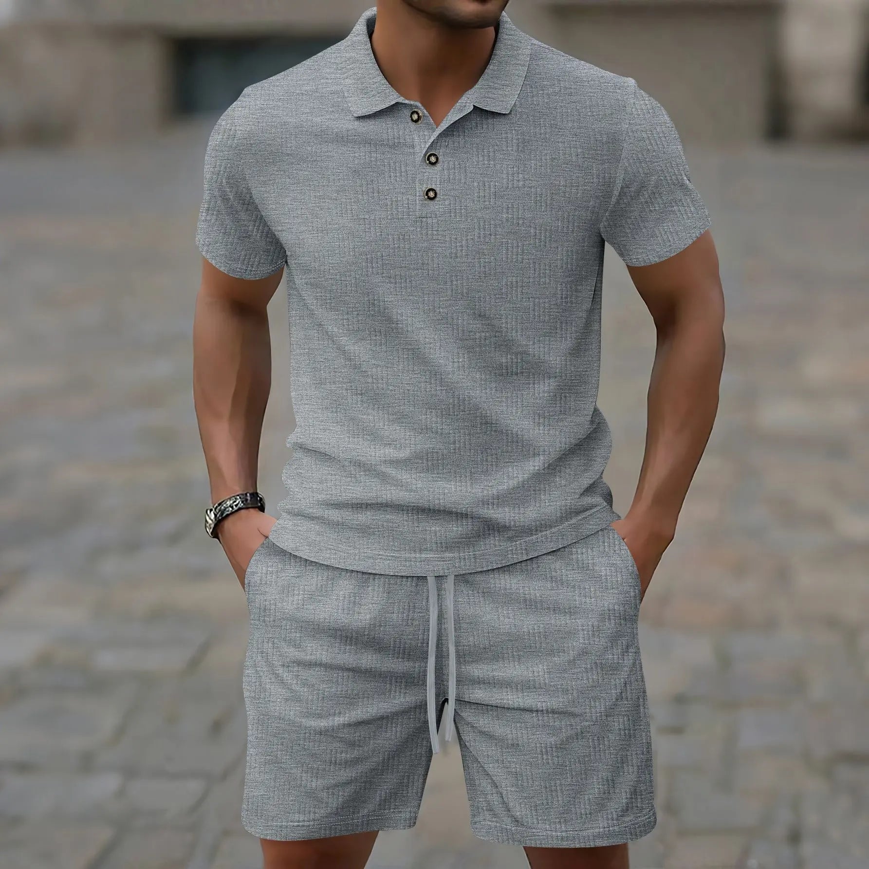 LAURENT MONACO | ENSEMBLE POLO D'ÉTÉ POUR HOMMES