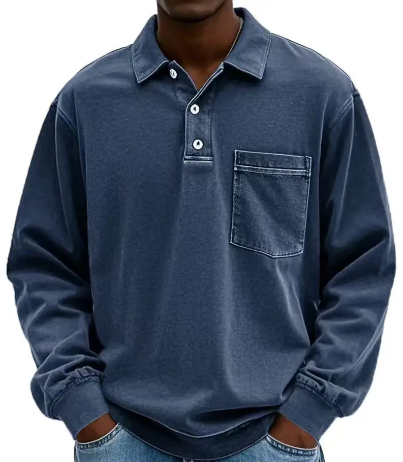 LAURENT MONACO | POLO LONG CLASSIQUE POUR HOMMES