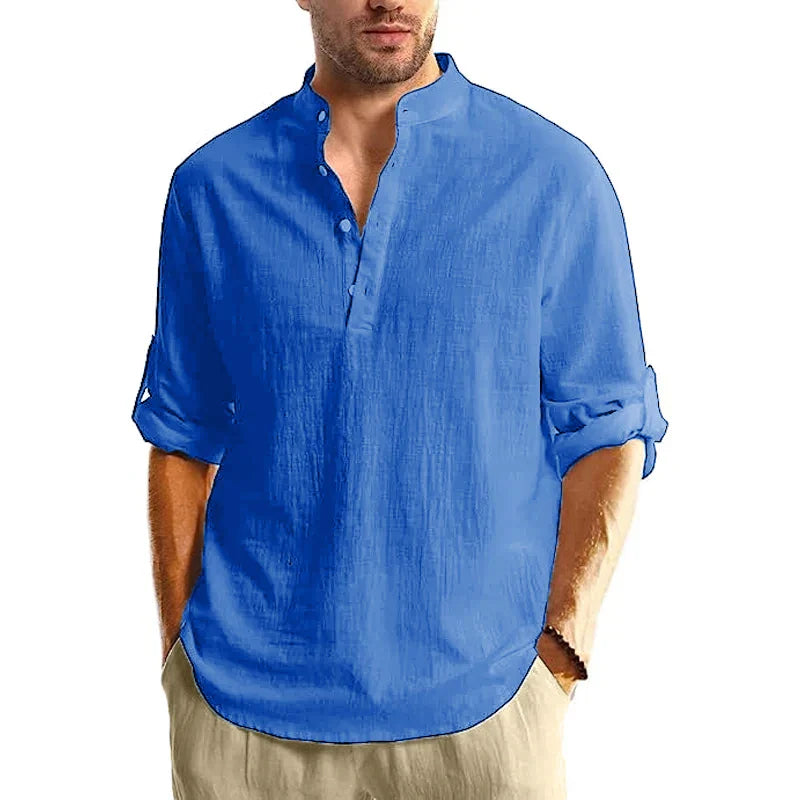 LAURENT MONACO | CHEMISE D'ÉTÉ EN LIN POUR HOMME