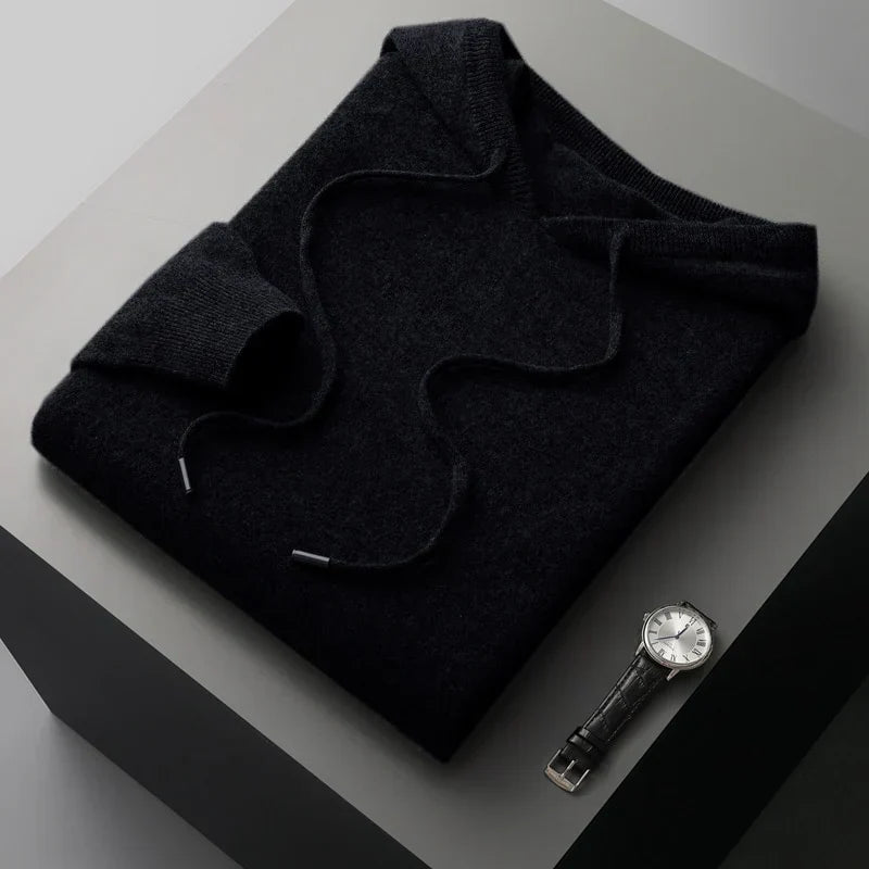 LAURENT MONACO | SWEAT À CAPUCHE MOELLEUX ET ÉLÉGANT POUR HOMME