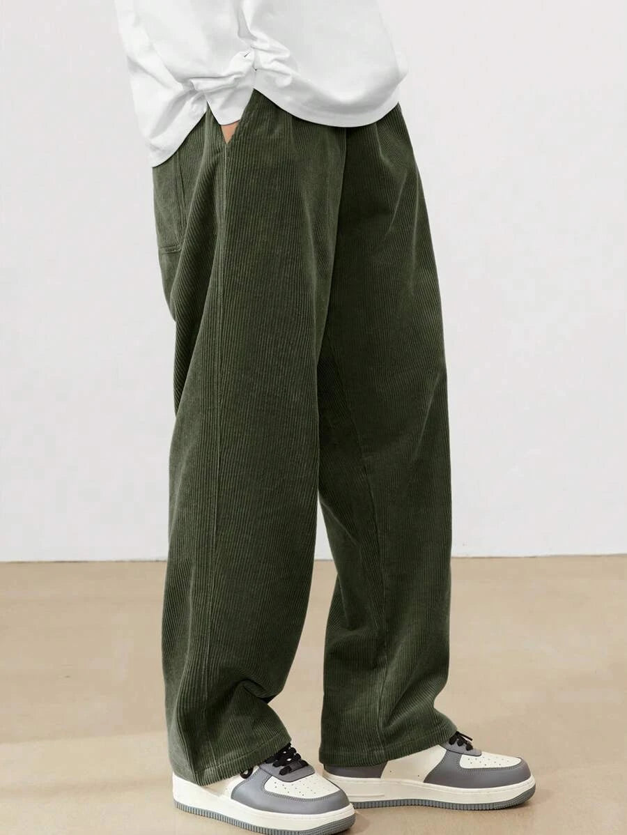 LAURENT MONACO | PANTALONS EN CORDUROY POUR HOMMES
