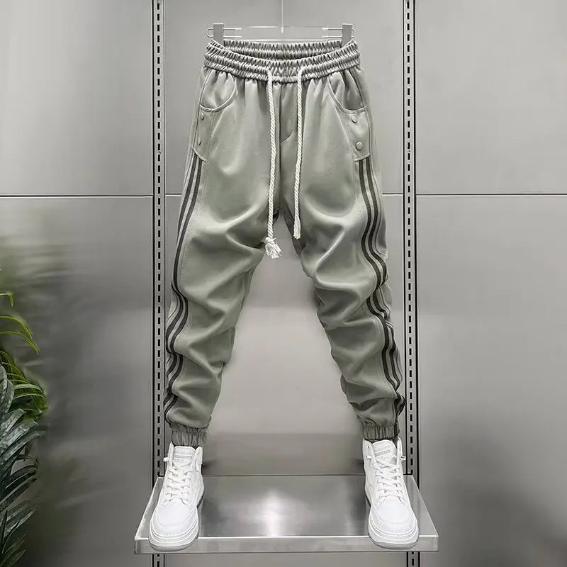 DUMONT LYON | PANTALON DE JOGGING À RAYURES ÉLASTIQUES
