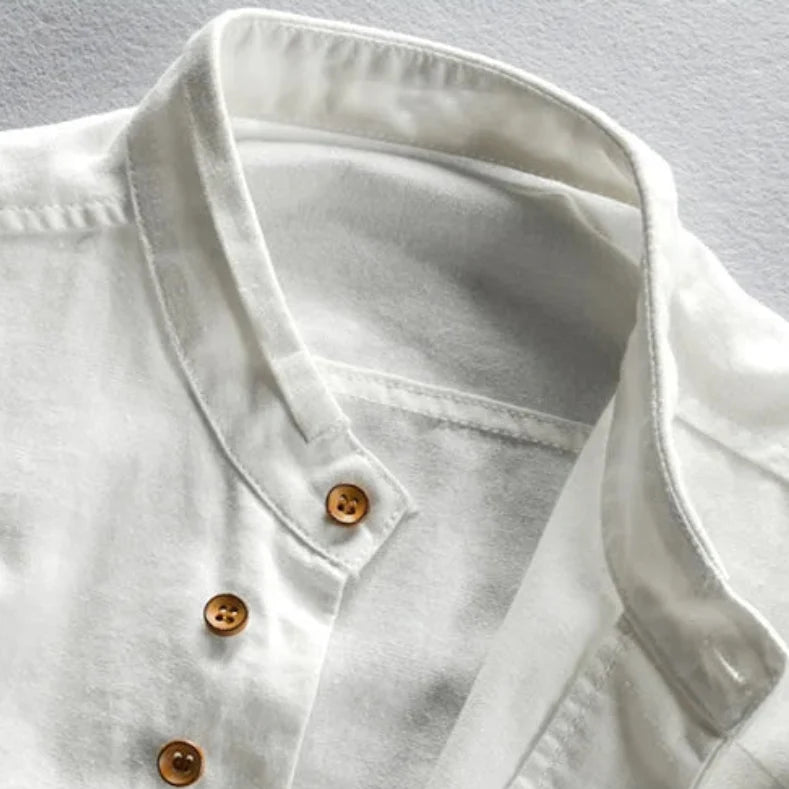 LAURENT MONACO | CHEMISE À COL MONTANT POUR HOMMES