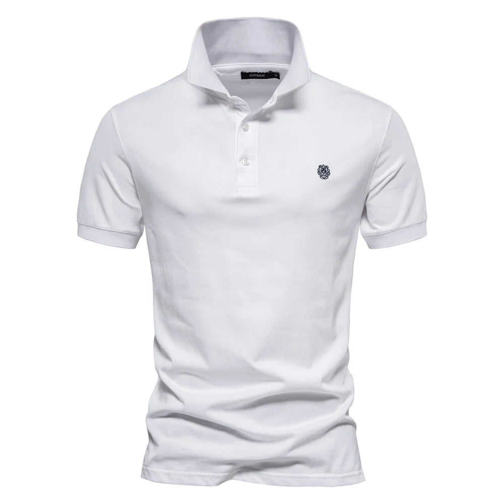 LAURENT MONACO | POLO FORMAL BRODÉ POUR HOMME