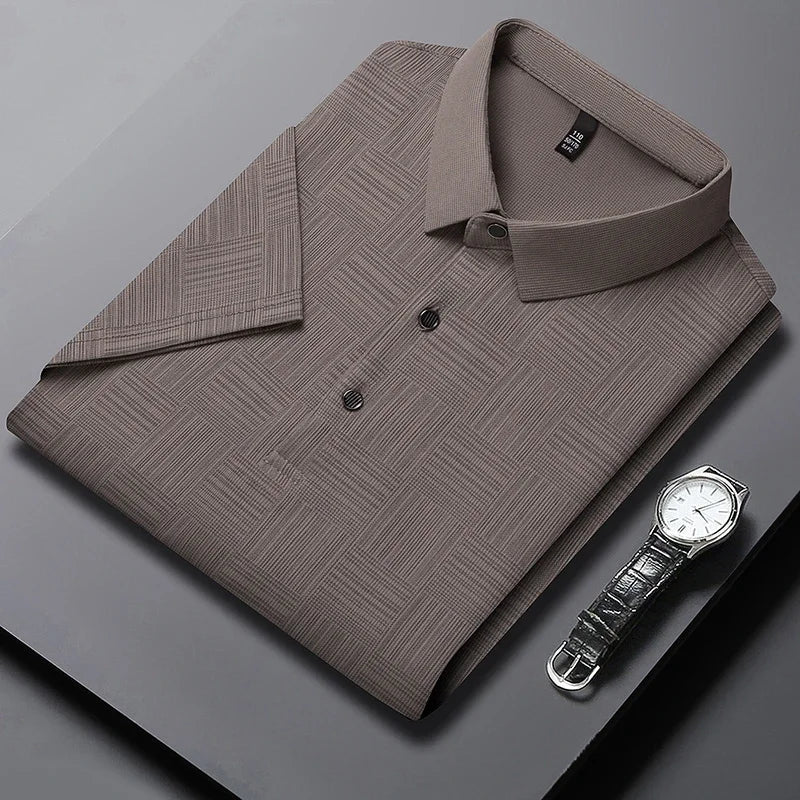 LAURENT MONACO | POLO CLASSIQUE DE BUREAU POUR HOMMES