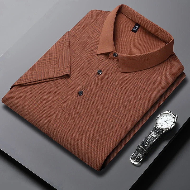 LAURENT MONACO | POLO CLASSIQUE DE BUREAU POUR HOMMES