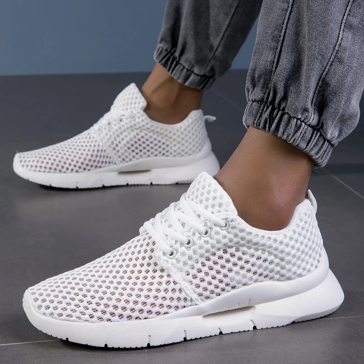 LAURENT MONACO | BASKETS EN MAILLE POUR HOMMES