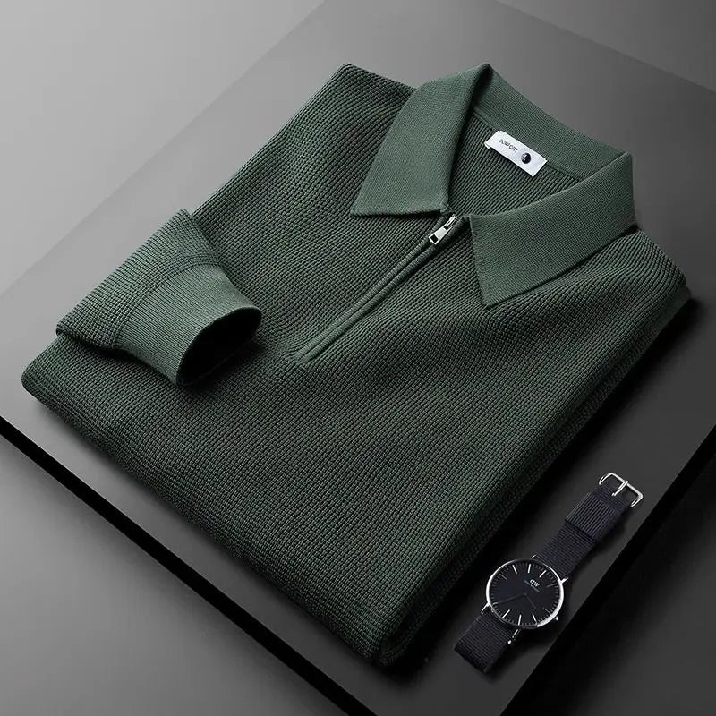 LAURENT MONACO | SWEAT CLASSIQUE EN MAILLE WAFFLE POUR HOMME