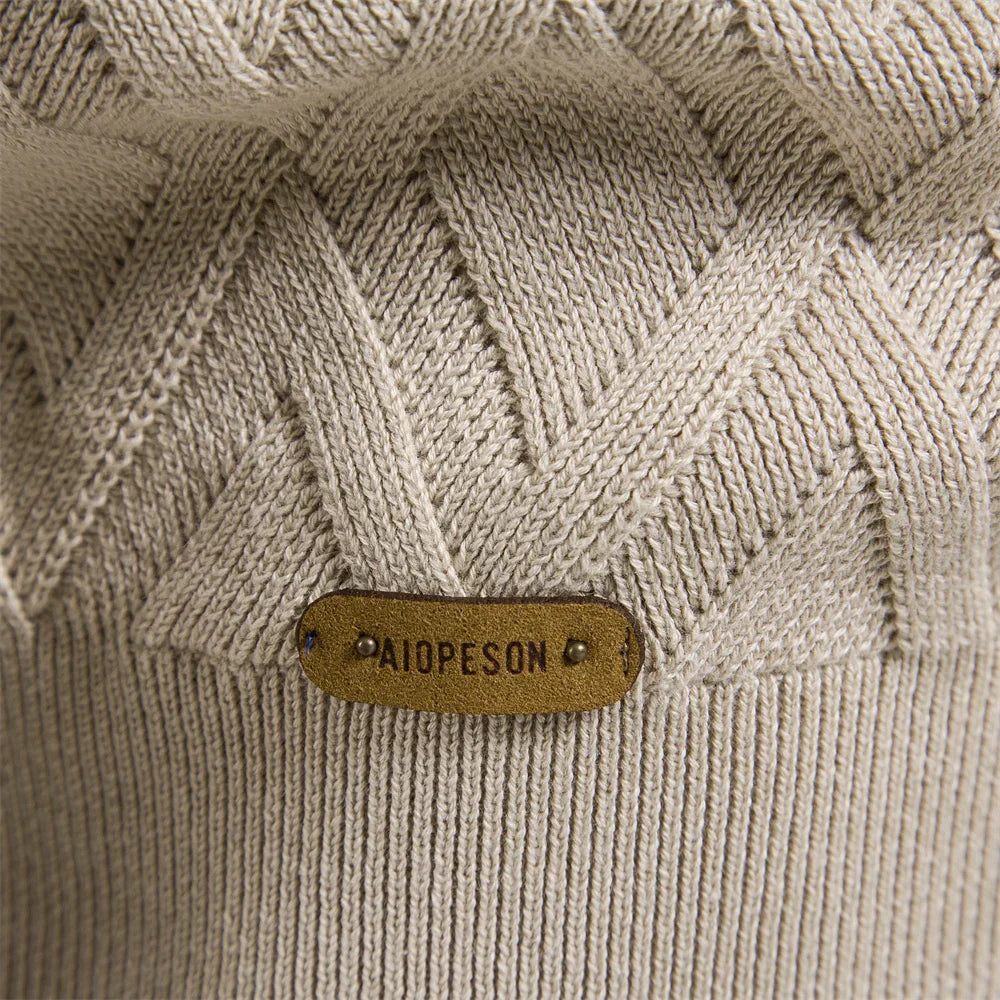 LAURENT MONACO  | PULL HOMME À CARREAUX