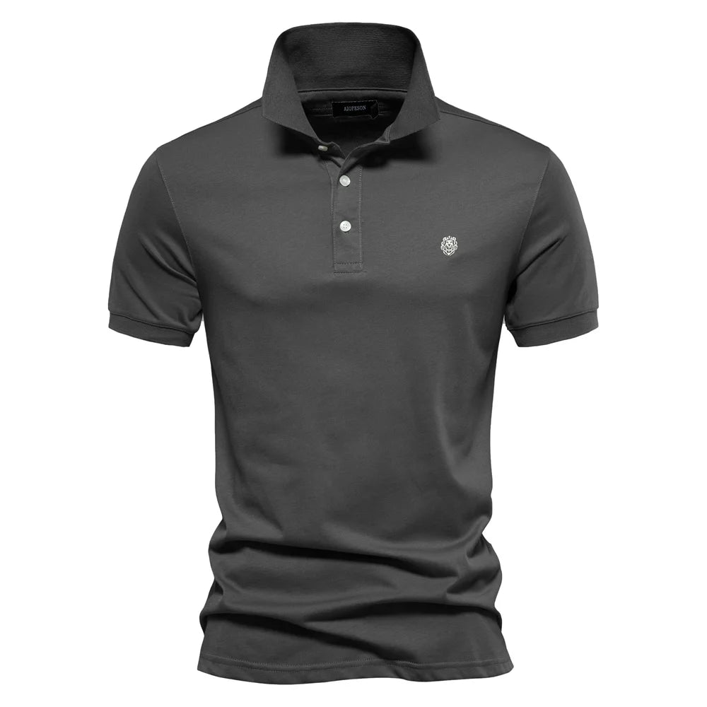 LAURENT MONACO | POLO FORMAL BRODÉ POUR HOMME
