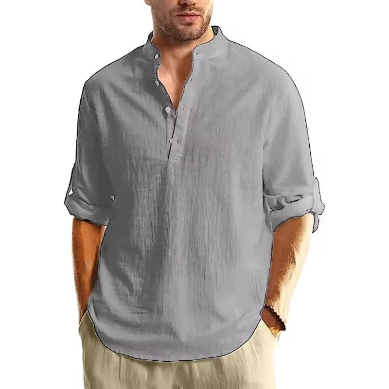 LAURENT MONACO | CHEMISE D'ÉTÉ EN LIN POUR HOMME