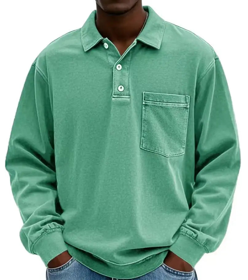 LAURENT MONACO | POLO LONG CLASSIQUE POUR HOMMES