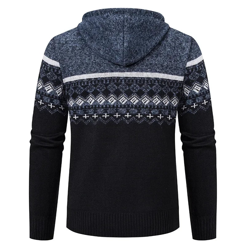 LAURENT MONACO | VESTE ETHNIQUE EN MAILLE POUR HOMMES