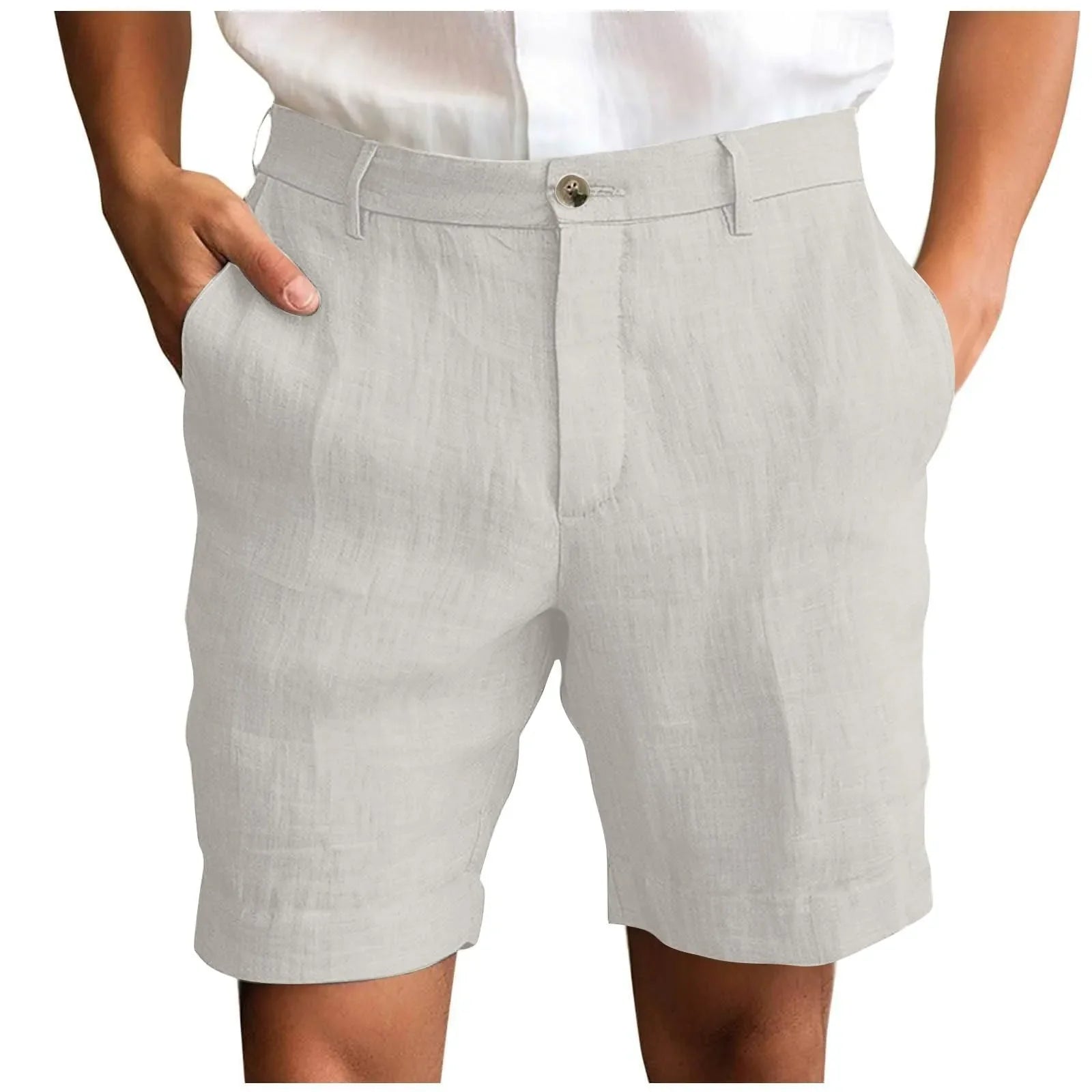 LAURENT MONACO | SHORT EN LIN POUR HOMMES
