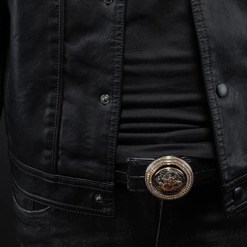 LAURENT MONACO | VESTE EN CUIR RIDER