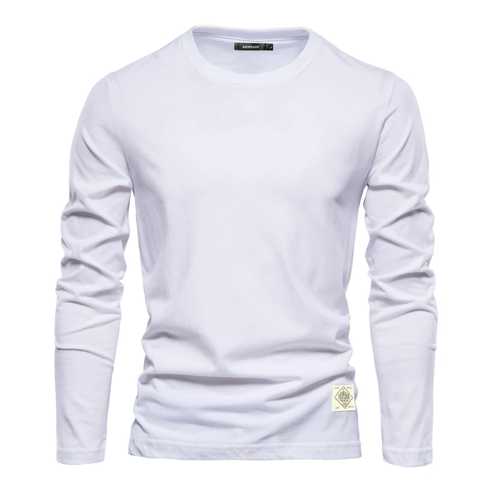 LAURENT MONACO | T-SHIRT ÉLÉGANT À MANCHES LONGUES POUR HOMMES