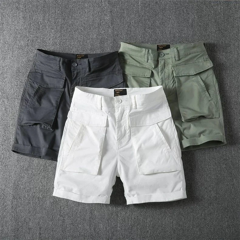 LAURENT MONACO | SHORT CARGO EN COTON POUR HOMMES