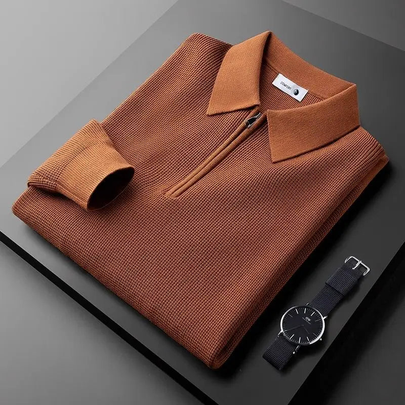 LAURENT MONACO | SWEAT CLASSIQUE EN MAILLE WAFFLE POUR HOMME