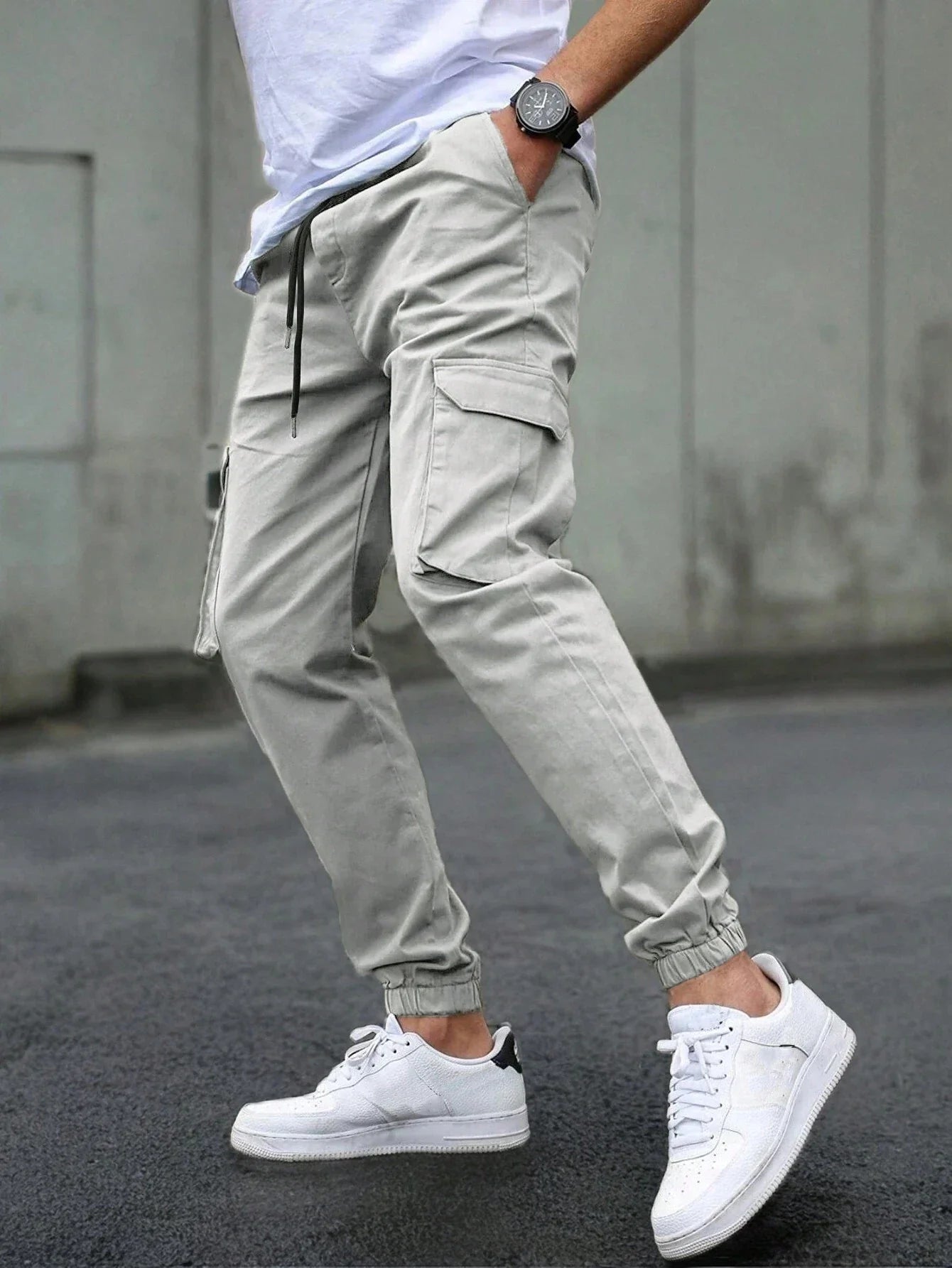 LAURENT MONACO | PANTALONS CARGO SLIM POUR HOMMES