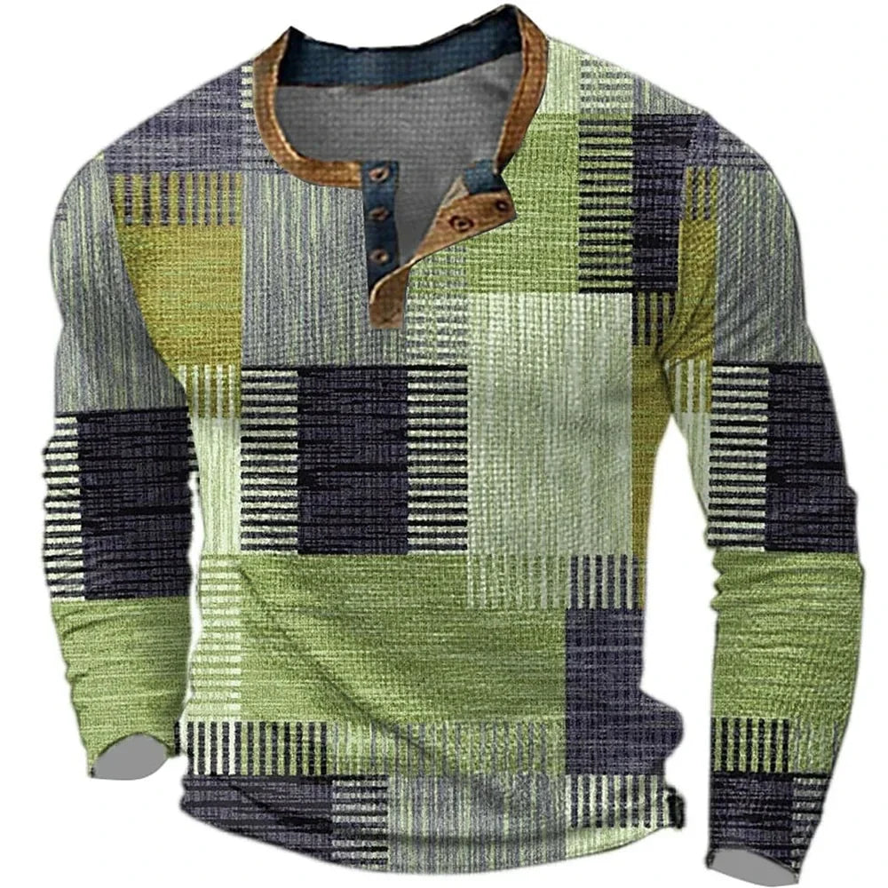 LAURENT MONACO | CHEMISE PATCHWORK POUR HOMMES
