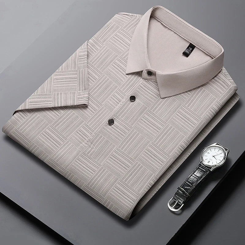 LAURENT MONACO | POLO CLASSIQUE DE BUREAU POUR HOMMES